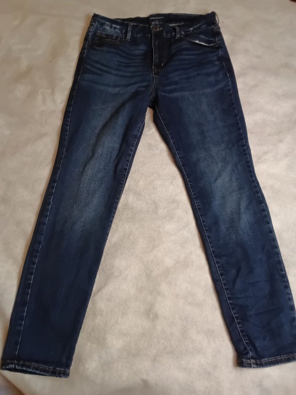 Aeropostale High Rise Curvy Jegging Jeans Size 16 Dark Wash